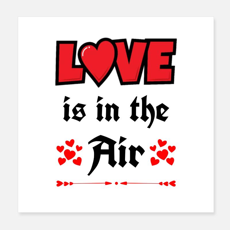 Saint-Valentin, Saint-Valentin, Saint-Valentin Poster 20 x 20 cm