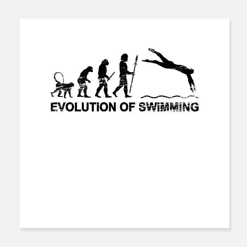 Float Evolution Poster 8" x 8" (20x20 cm)