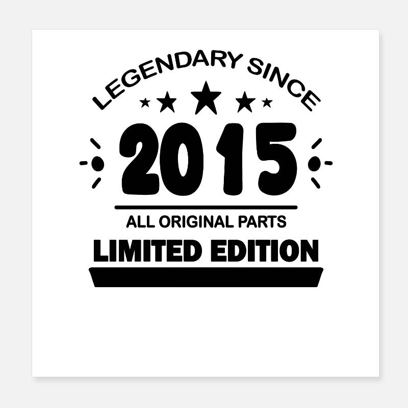 2015 Poster 8" x 8" (20x20 cm)