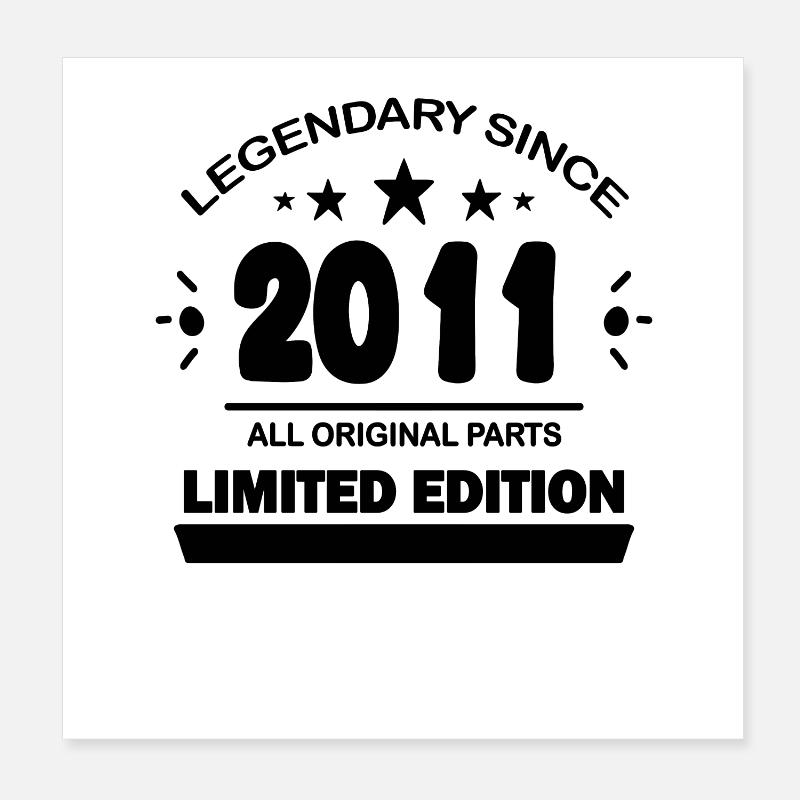2011 Poster 8" x 8" (20x20 cm)