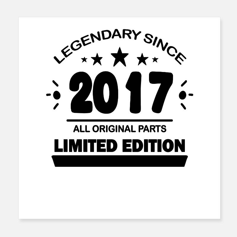 2017 - Class of 2017 Poster 8" x 8" (20x20 cm)