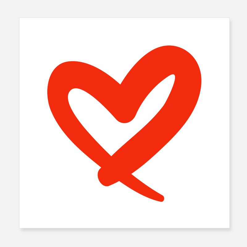 Saint-Valentin, Saint-Valentin, Saint-Valentin Poster 20 x 20 cm
