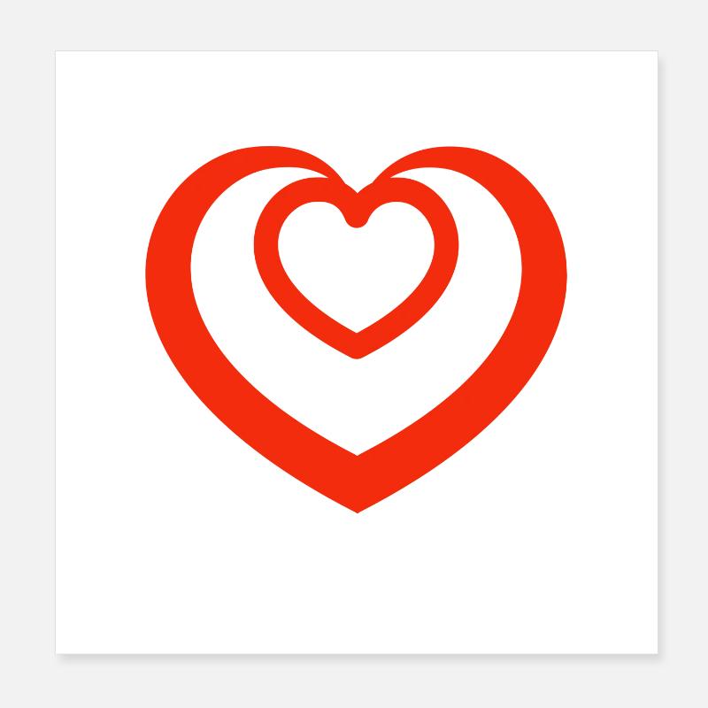 Saint-Valentin, Saint-Valentin, Saint-Valentin Poster 20 x 20 cm