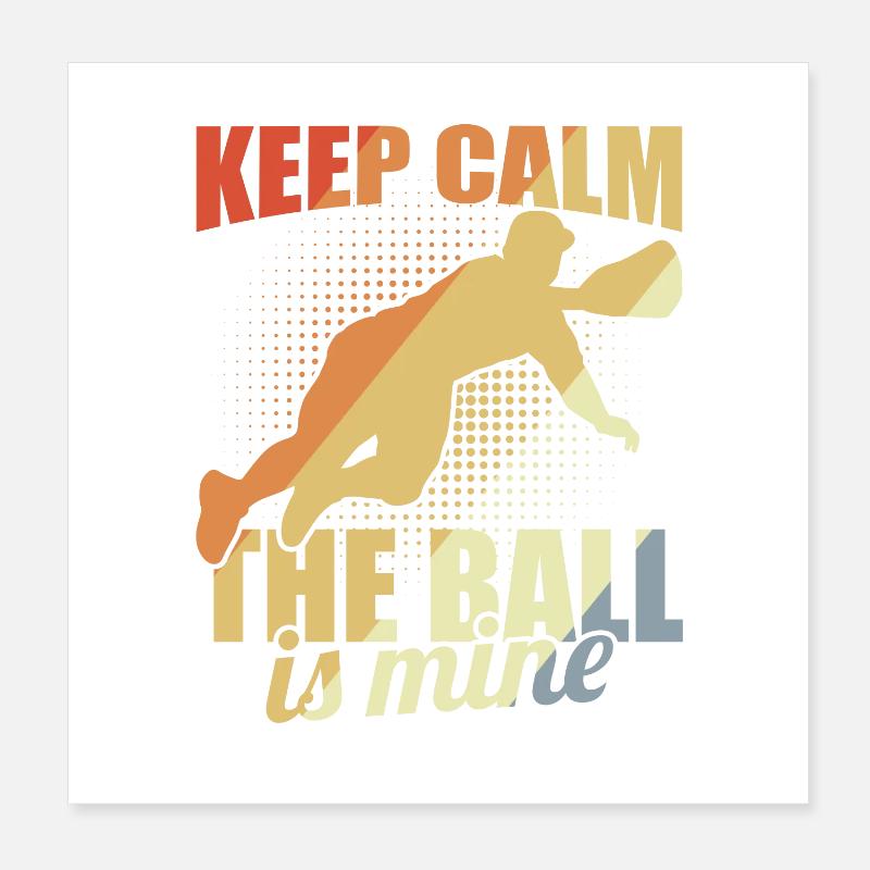 Catcher Spruch Poster 20x20 cm