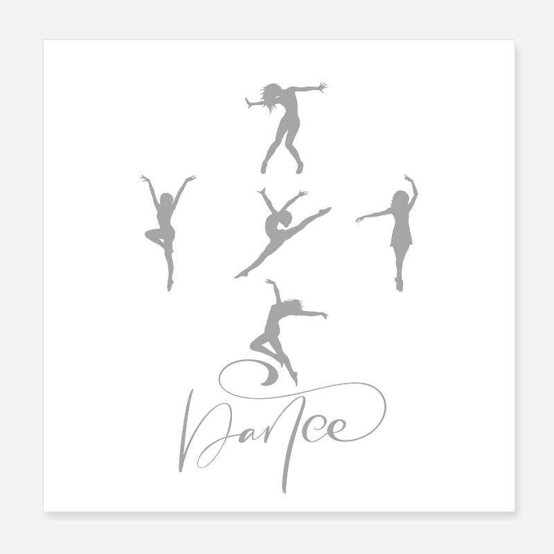 Danse - Dancing Lovers Poster 20 x 20 cm