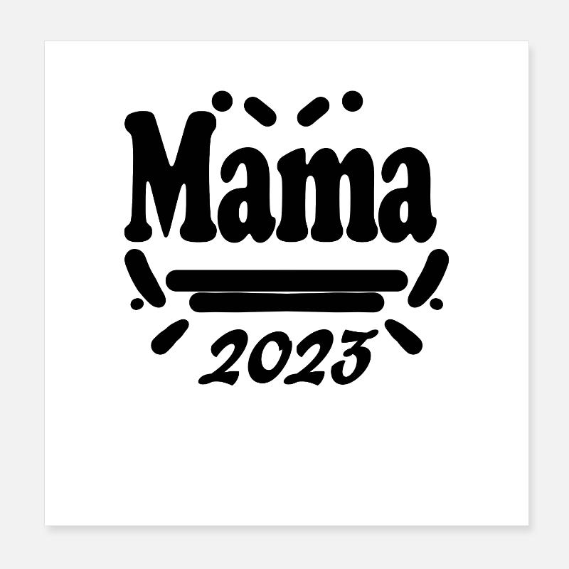 mama 2023 Poster 20x20 cm