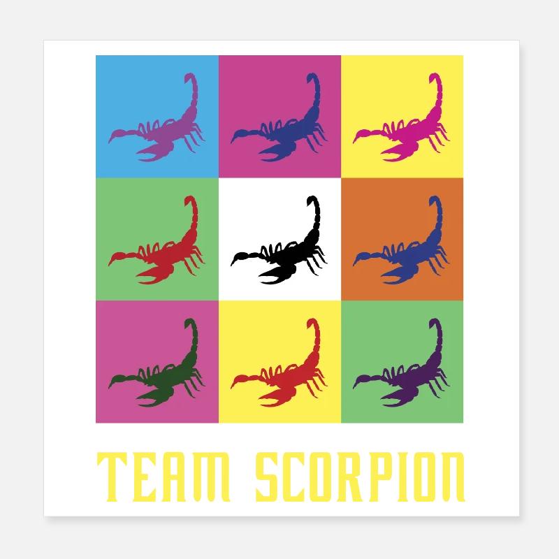 L'équipe Scorpio Poster 20 x 20 cm