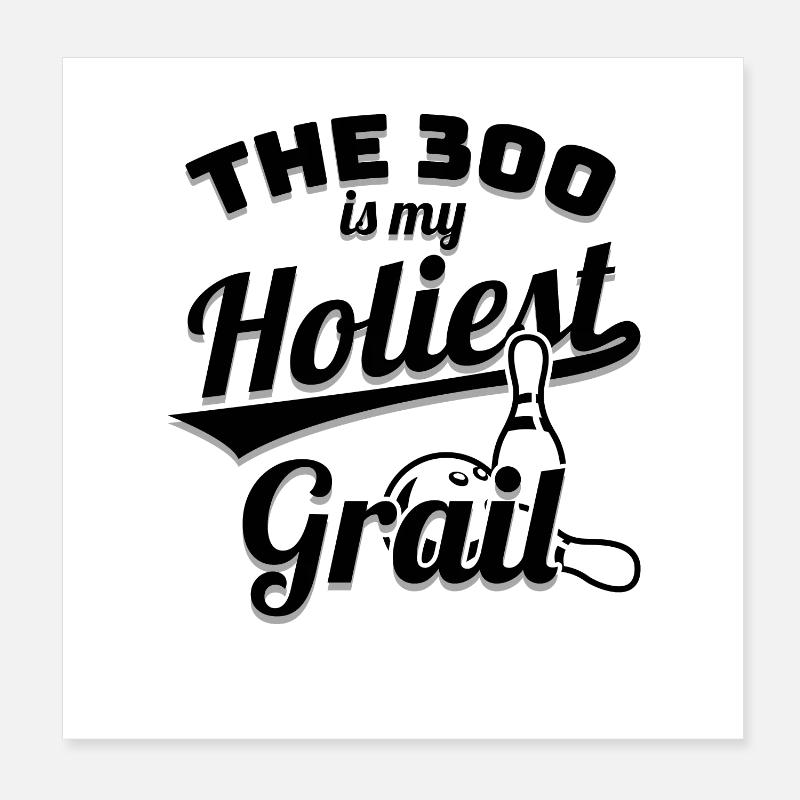 Bowler Spruch Poster 20x20 cm