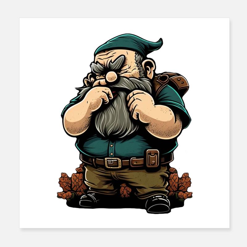 Capricious dwarf Poster 8" x 8" (20x20 cm)