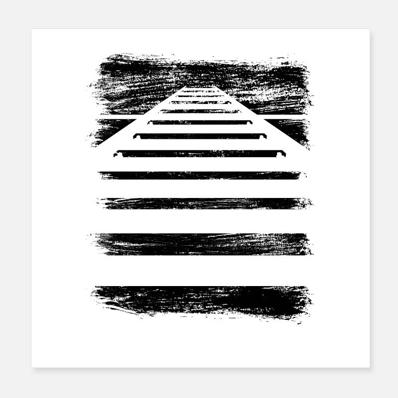 Railway Poster 8" x 8" (20x20 cm)