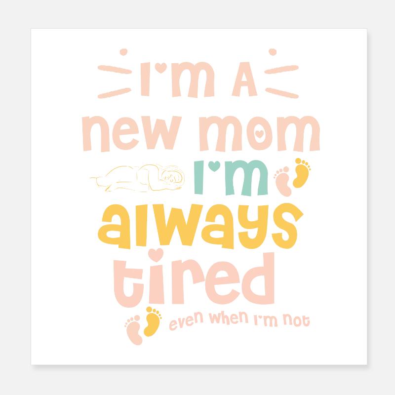 maman Poster 20 x 20 cm