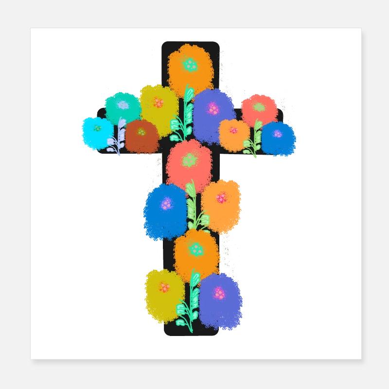 funeral mourning mourning redemption jesus savior Poster 8" x 8" (20x20 cm)