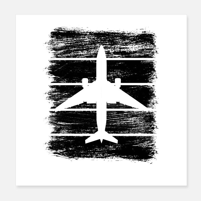 Avions Poster 20 x 20 cm