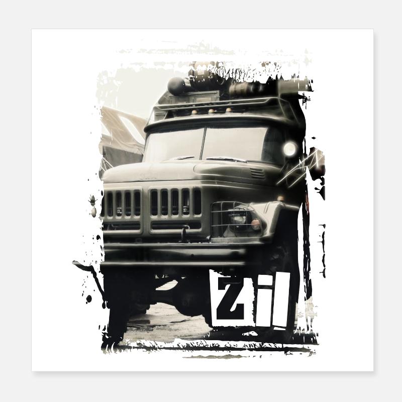 ZIL 131 RDA Poster 20 x 20 cm