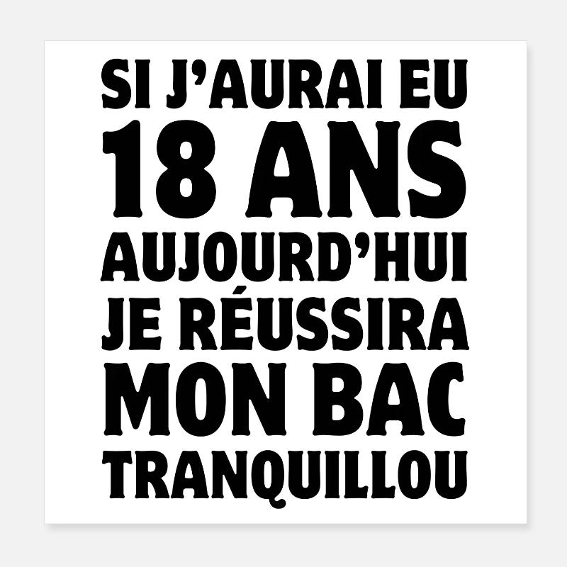 Bachelor, Abitur, Bachelor, Diplom Poster 20x20 cm