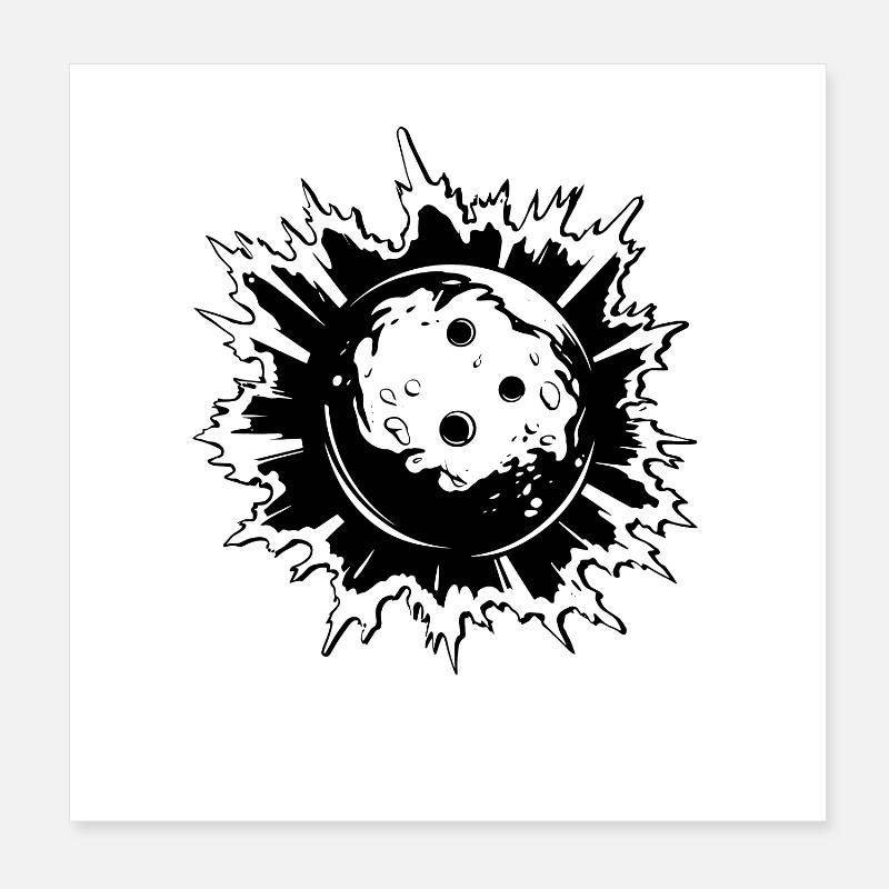 Bowling Poster 20x20 cm