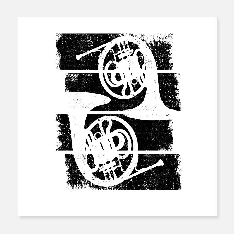 Bugles Poster 8" x 8" (20x20 cm)