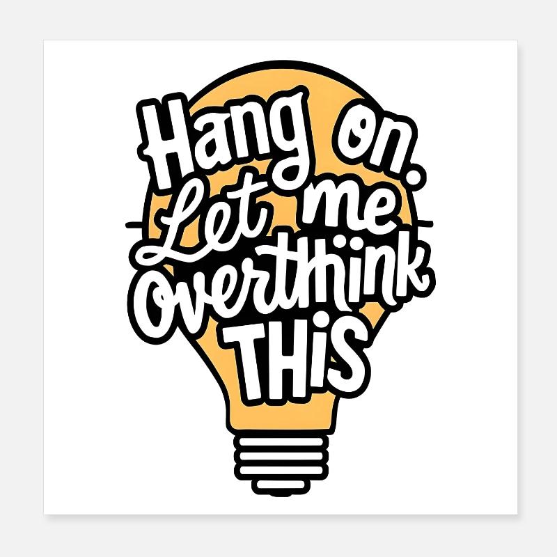 Idée créative : conception de lampe Poster 20 x 20 cm