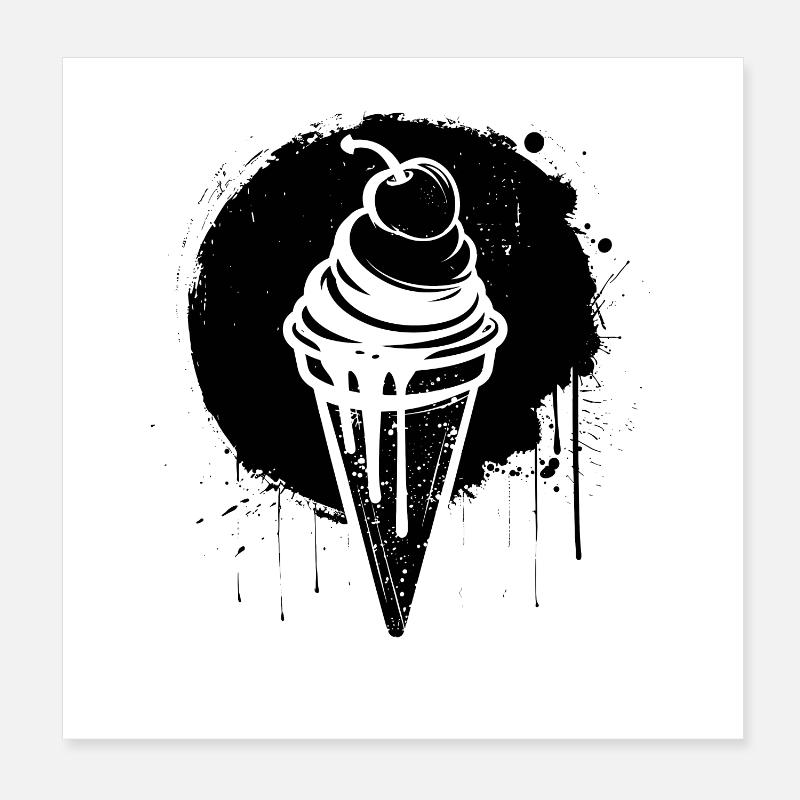 Glace Poster 20 x 20 cm