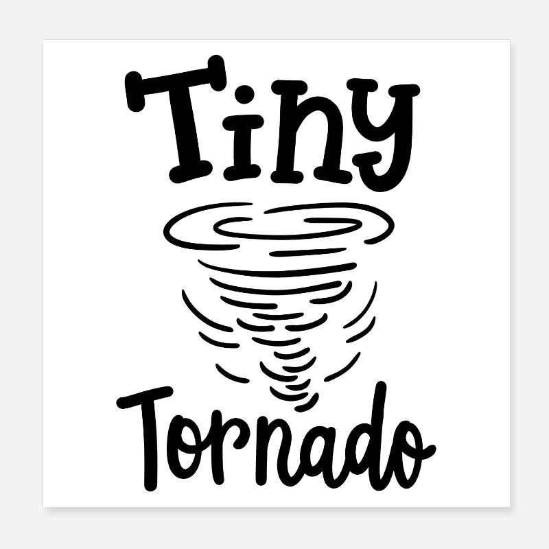 Tornado Wirbelwind Poster 20x20 cm