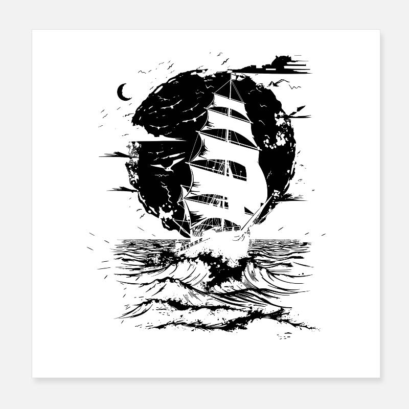 Voile Poster 20 x 20 cm
