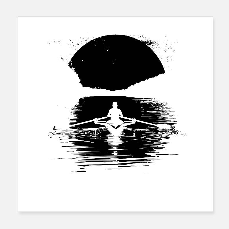 Row Poster 8" x 8" (20x20 cm)