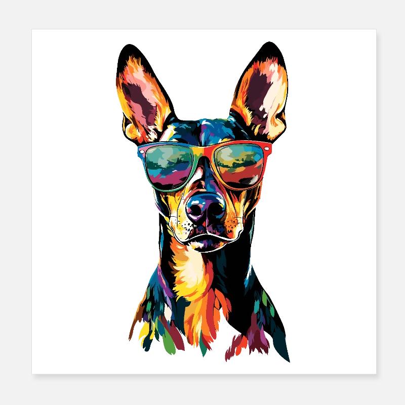 Rhodesian Ridgeback Jagdhund Hunde Stolz Ridgeback Poster 20x20 cm
