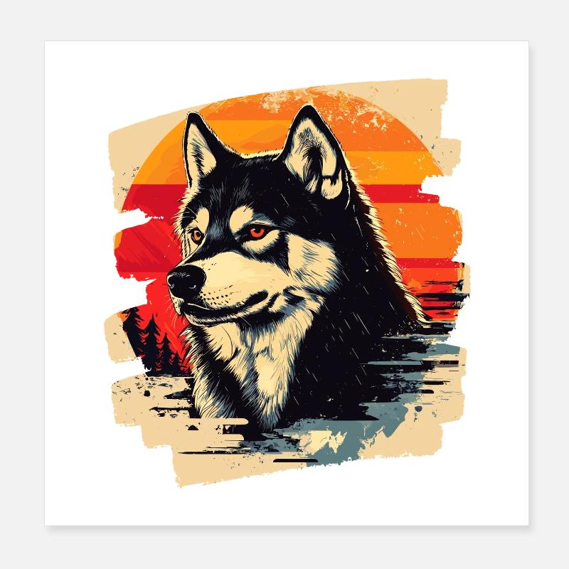 Rauque Poster 20 x 20 cm