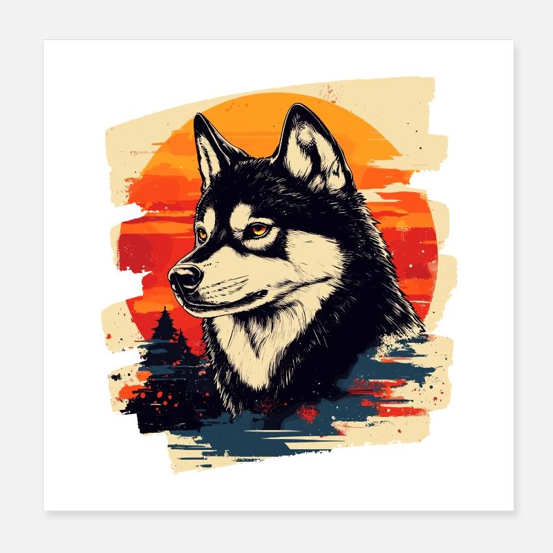 Rauque Poster 20 x 20 cm