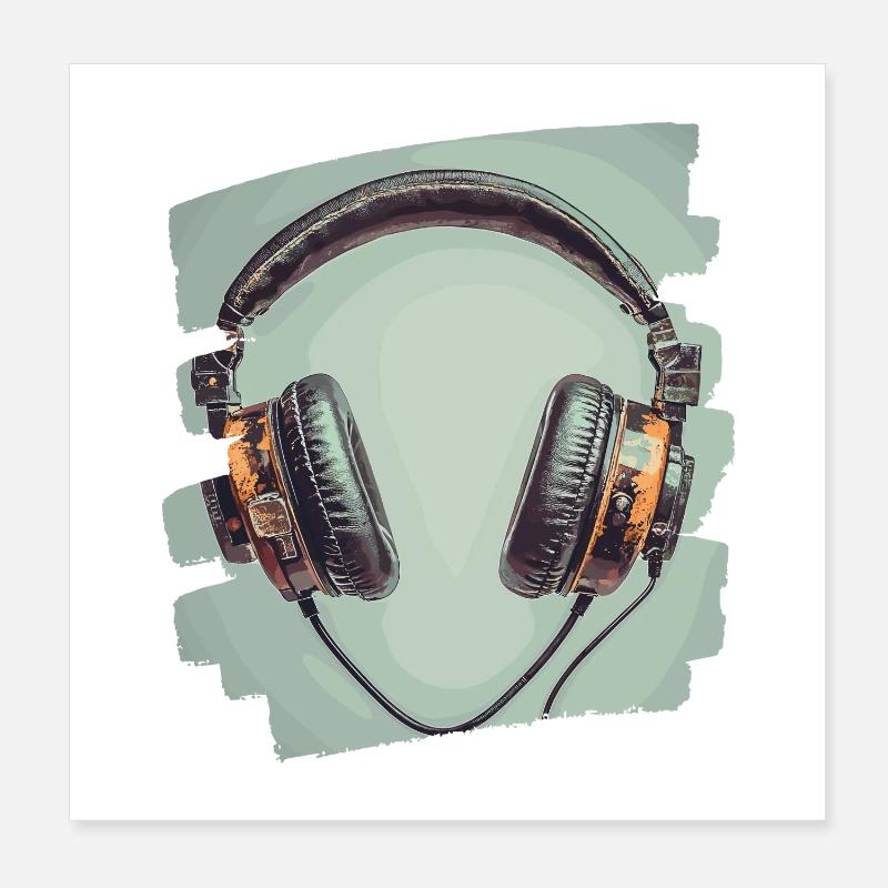 Casque Poster 20 x 20 cm