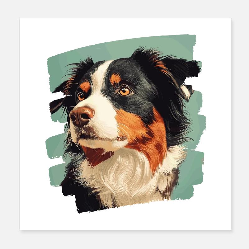 Berger australien Poster 20 x 20 cm