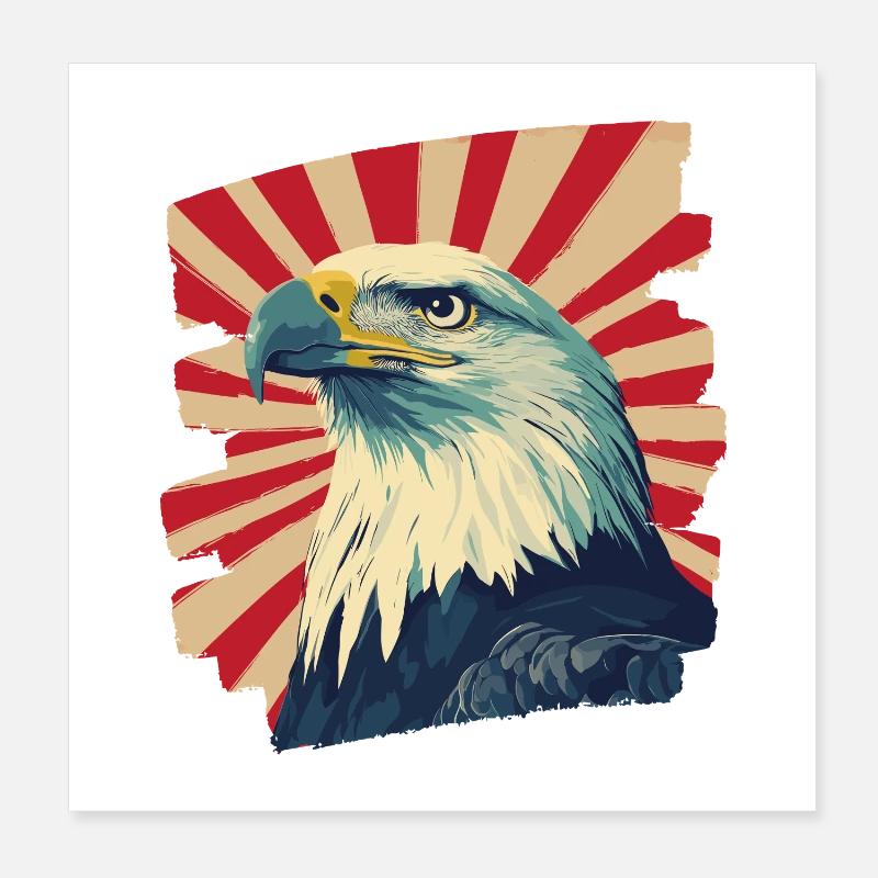 Aigle Poster 20 x 20 cm