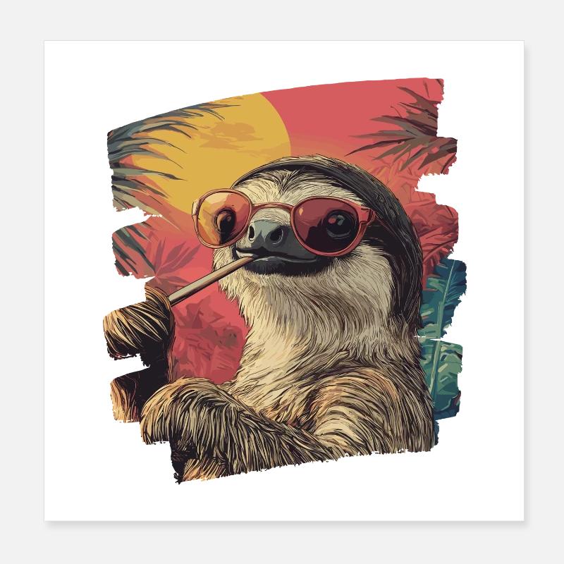 Paresse Poster 20 x 20 cm