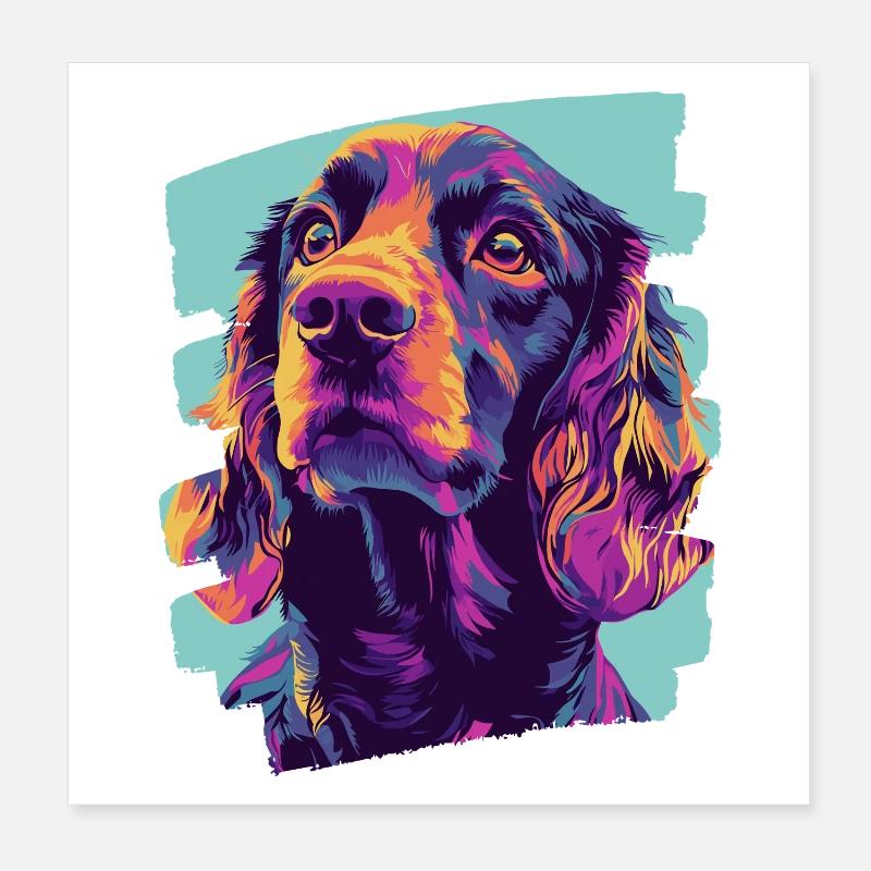 Cocker Spaniel Poster 20 x 20 cm