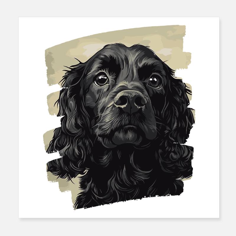 Cocker Spaniel Poster 20x20 cm