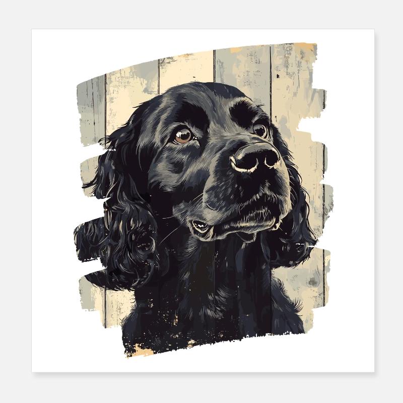 Cocker Spaniel Poster 20 x 20 cm
