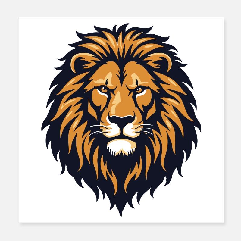 Leon Poster 8" x 8" (20x20 cm)