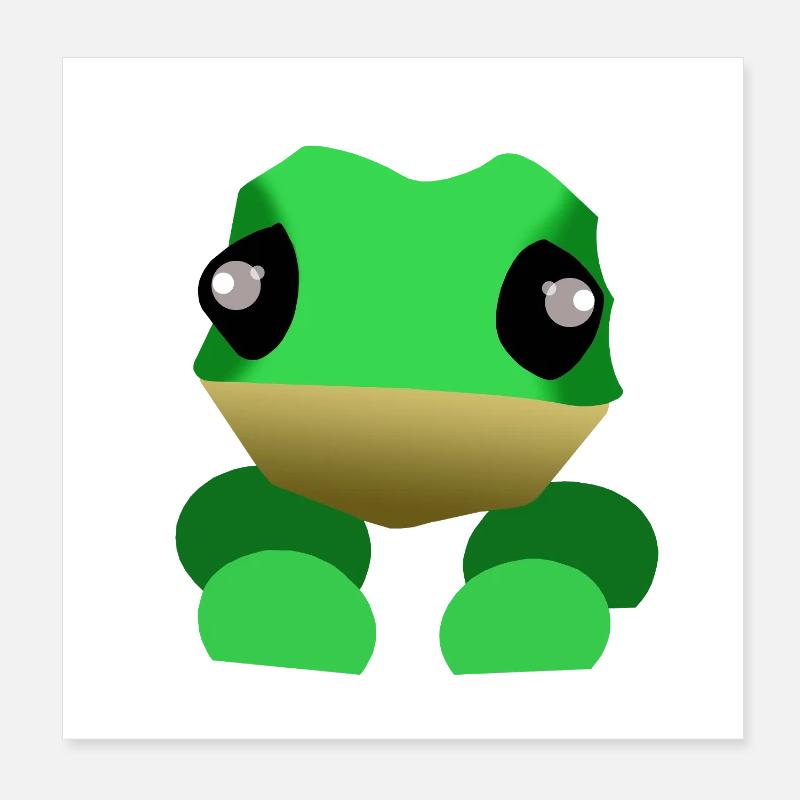 Frosch Poster 20x20 cm