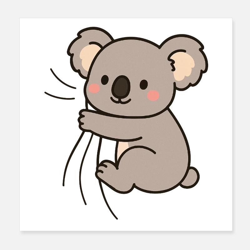 Cher petit koala, Poster 20 x 20 cm