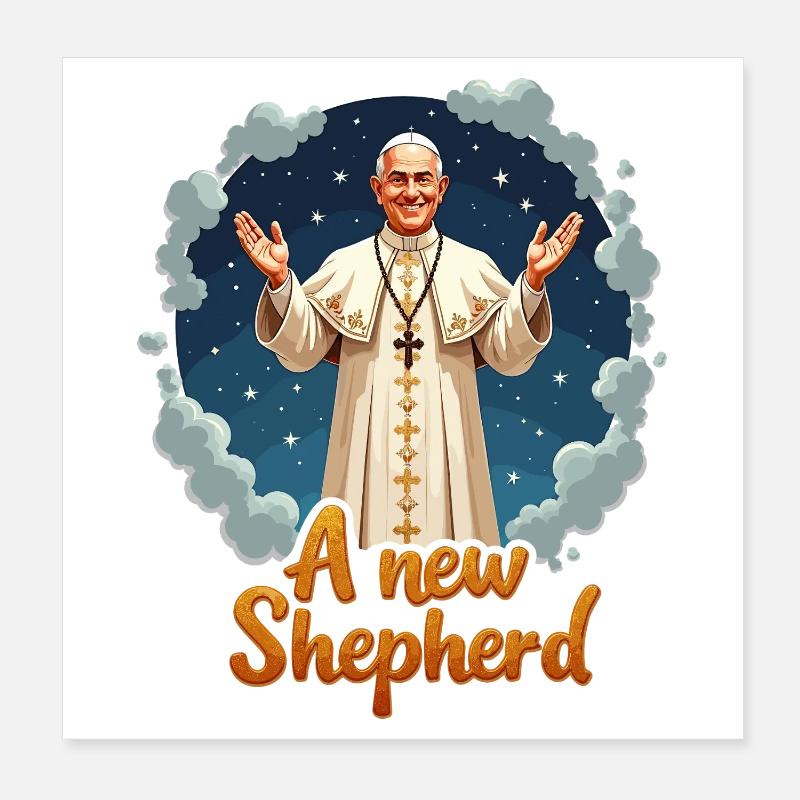 A New Shepherd Poster 8" x 8" (20x20 cm)