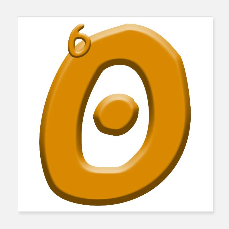 60th Birthday Poster 8" x 8" (20x20 cm)