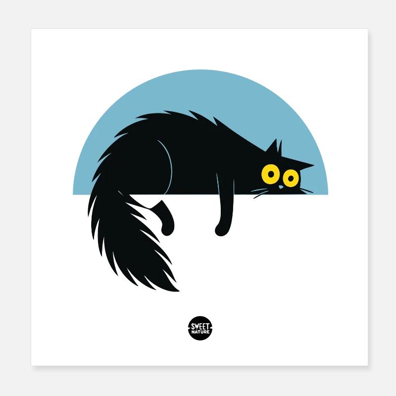 Mode de surveillance paresseuse Poster 20 x 20 cm