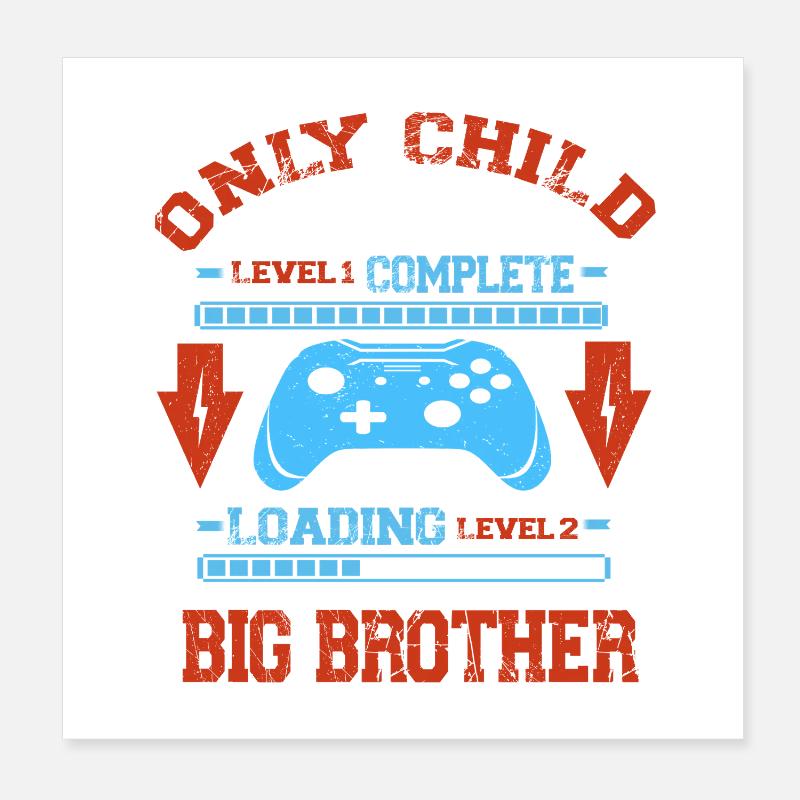 Seul niveau enfant complet - Laoding Level Big Poster 20 x 20 cm