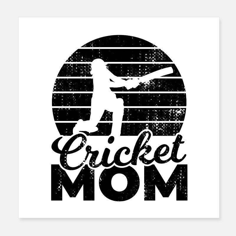 Kricket Mutter Poster 20x20 cm