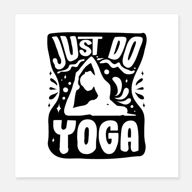 Yoga Poster 20 x 20 cm