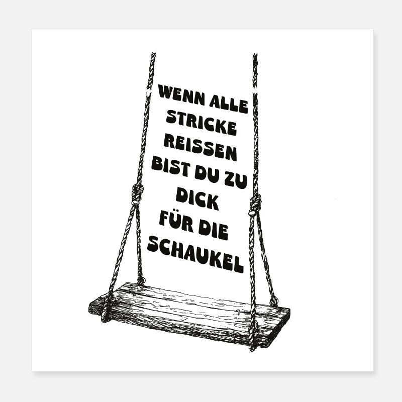 Quand tout le reste échoue Poster 20 x 20 cm