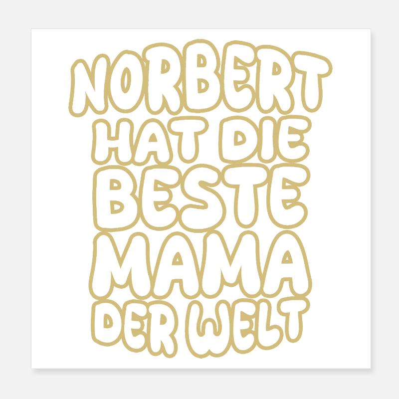 Dire Norbert Poster 20 x 20 cm