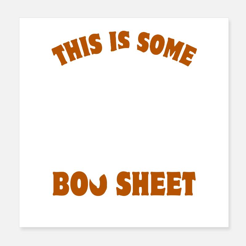 Halloween Geist - This is some Boo Sheet Poster 20x20 cm