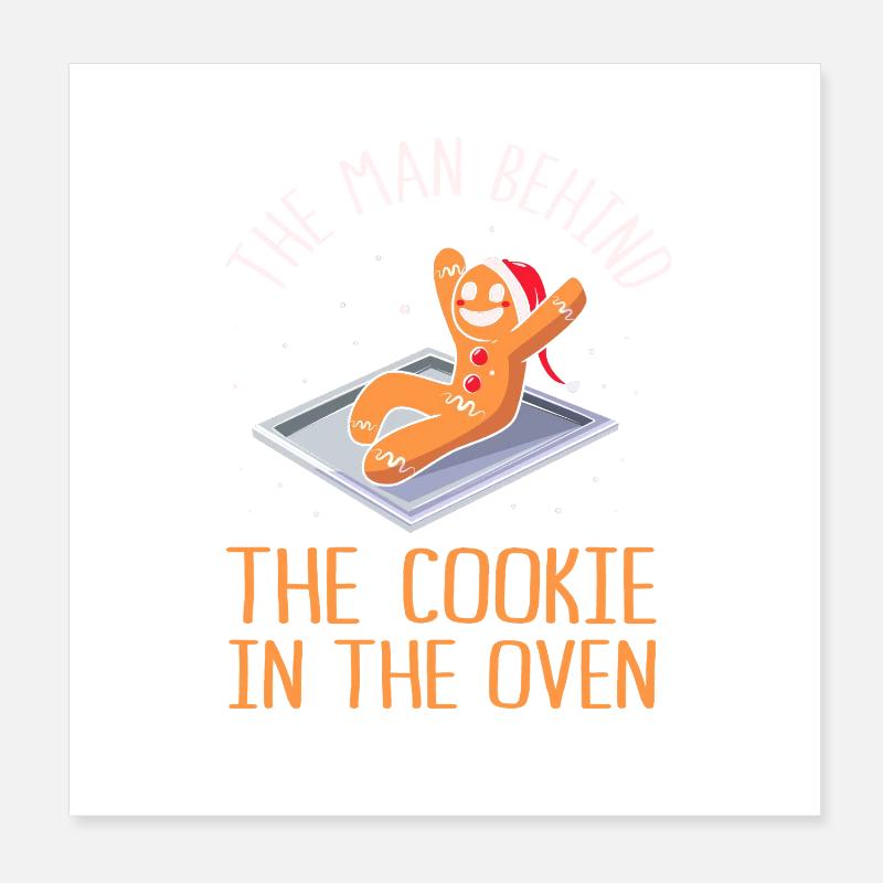 Werdende Väter Werdender Papa Poster 20x20 cm