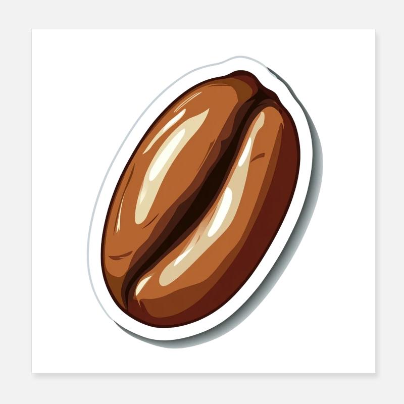 Café Poster 20 x 20 cm